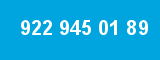 922 945 01 89